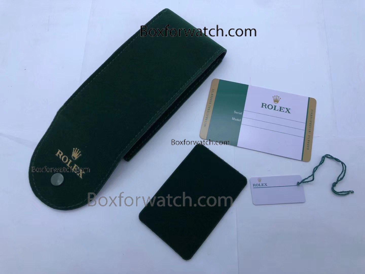 Rolex Watch Travel Case Portable Watch Pouch Green